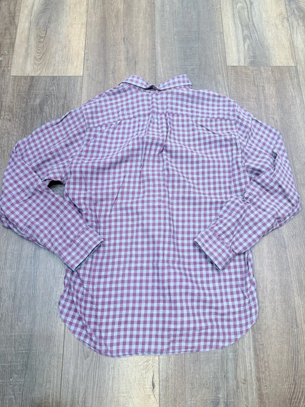 J. Crew Mens 100% Cotton Fit Long Sleeve Plaid Button Down Shirt SZ large